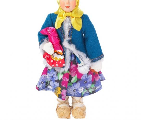Сувенирная кукла Девочка с куклой, МИКС