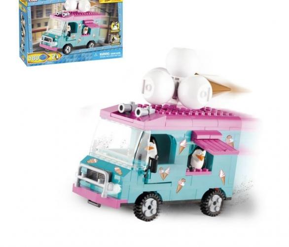 Конструктор Cobi Penguins of Madagasca 26172 Ice Cream Truck