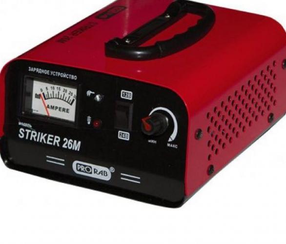 Зарядное устройство Striker 26М; инверт.типа 220 В, 12 /24 В,ток 0,5-20/0,5-15 А