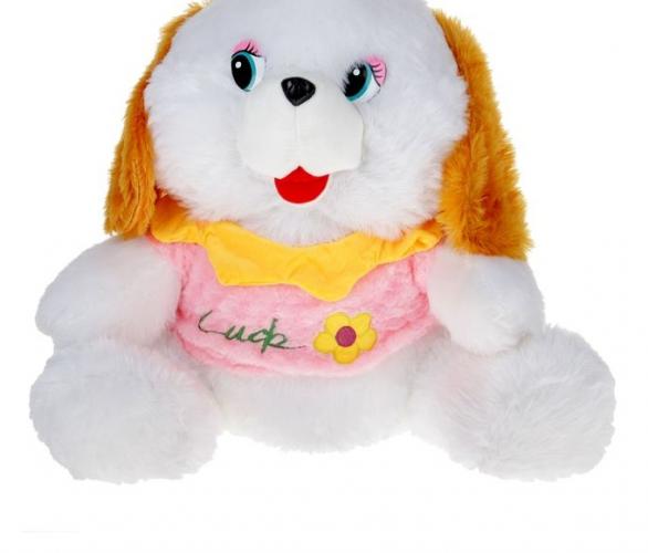 Мягкая игрушка Собака в одежде, цвета МИКС