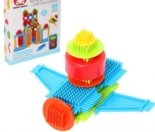 Конструктор игольчатый  MINI BRISTLES Домик, 150 деталей