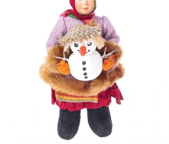 Сувенирная кукла Девочка-подросток в зимнем, МИКС