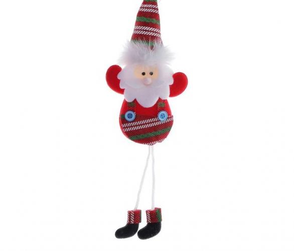 Мягкая игрушка Дед Мороз в красных штанишках