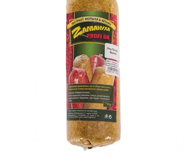 Прикормка Zамануха Колбаса зима, лещ-плотва ваниль, вес 750 гр.