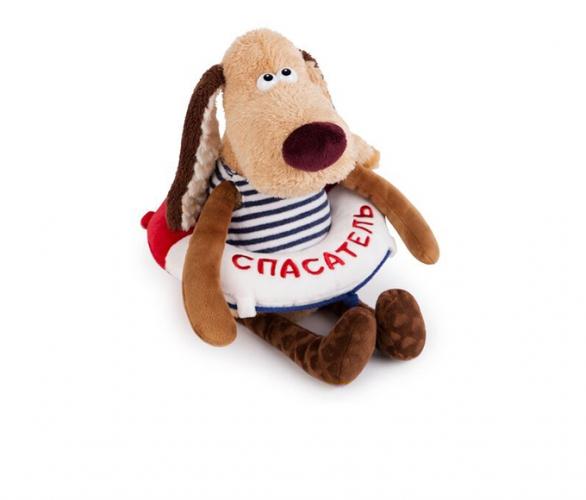 Мягкая игрушка Собака Жора-спасатель 35 см
