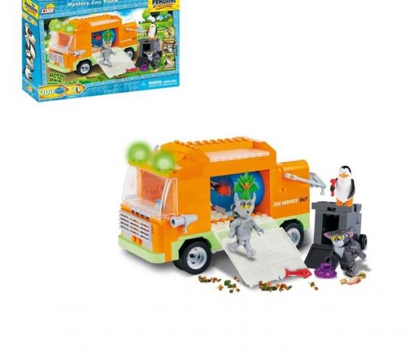 Конструктор Cobi Penguins of Madagasca 26301 Mystery Zoo Truck