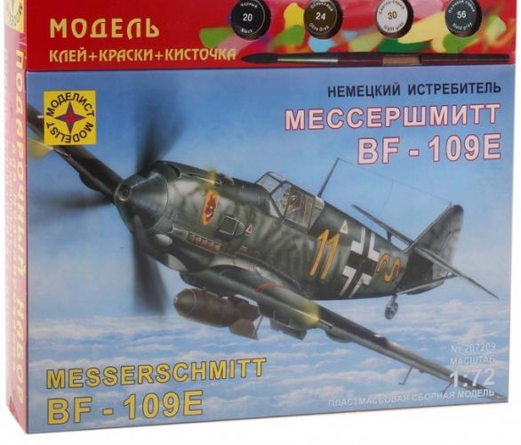 Сборная модель Немецкий истребитель Мессершмитт Bf-109E