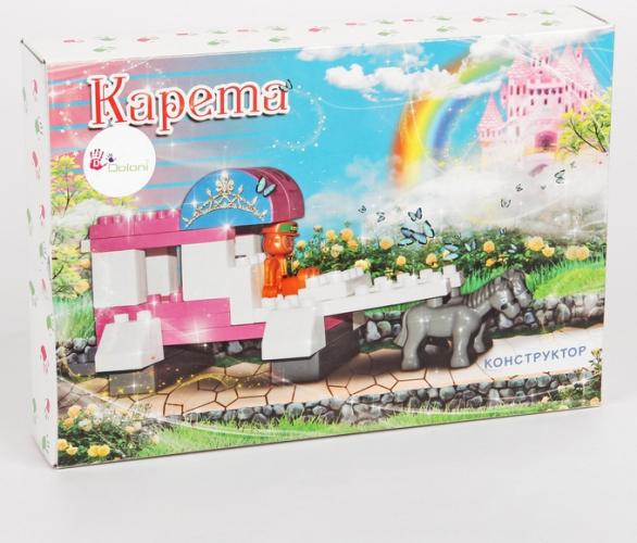 Игрушка пл «Конструктор детский» артикул 013888/17 Карета