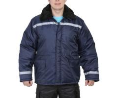 Куртка рабочая, размер 44-46, рост 182-188 см, цвет сине-васильковый
