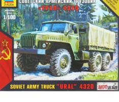 Сборная модель Советский армейский грузовик Урал