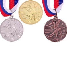 Медаль тематическая 117 Парные танцы серебро