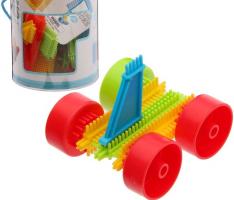 Конструктор игольчатый MINI BRISTLES Кораблик, 35 деталей