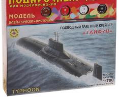 Сборная модель Подводный ракетный крейсер Тайфун