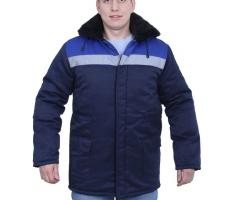 Куртка Бригадир, размер 52-54, рост 170-176 см, цвет сине-васильковый