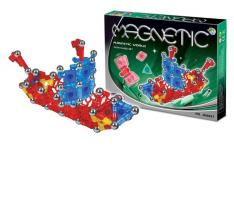 Конструктор магнитный Корабль, 84 детали