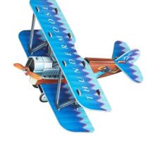 Сборная игрушка Самолетик, синий