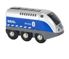 Паровозик BRIO с мигалкой и сиреной, управление с помощью мобильного приложения