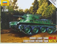 Сборная модель Советский лёгкий танк Бт-5