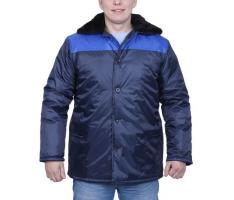Куртка рабочая, размер 44-46, рост 182-188 см, цвет сине-васильковый