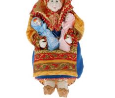 Новогодняя кукла-шкатулка Нянька 22 см (ШТ24а)  МИКС