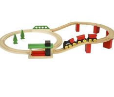 Набор игровой BRIO Классика Делюкс: железная дорога, паровоз, 25 предметов