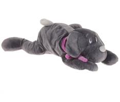 Мягкая игрушка Собака 60 см, цвет серый/фиолетовый AT365221